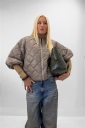 piumino modello bomber manica 3/4 futura